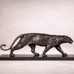 Panthère en Bronze Style Art Déco
