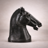 Buste de Cheval en Bronze | Sculpture Équestre Élégante et Raffinée