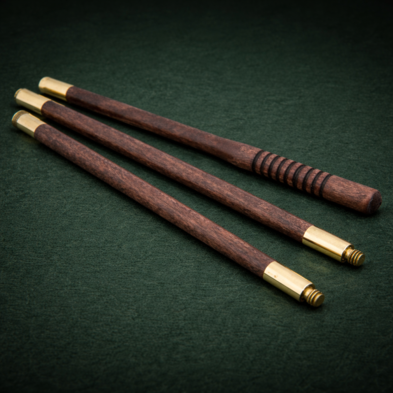 Baguette de Nettoyage Canon Fusil 3 Brins Bois & Laiton – Made in England