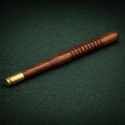 Baguette de Nettoyage Chambre de Canon Fusil - Bois & Laiton Filetage Anglais