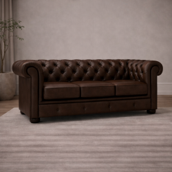 Canapé Chesterfield Winchester 3 places cuir