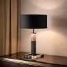 Lampe Alma en cuir et corne – Lampe design luxe