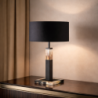 Lampe Alma en cuir et corne – Lampe design luxe