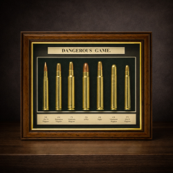 Cadre Dangerous Game – Calibres africains surpuissants décoratifs