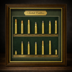 Cadre British Calibres – Munitions britanniques décoratives
