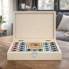 Coffret Poker 240 jetons en cuir grainé – Fait main à Paris