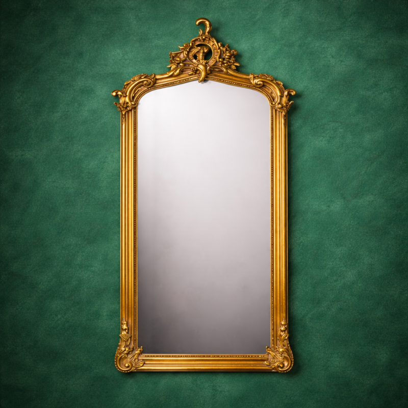 Miroir Le Congrès – Miroir Mural Doré Classique