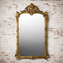 Miroir Convergence – Miroir Mural Doré Classique