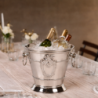 Majestic - Seau à vin argenté décoratif
